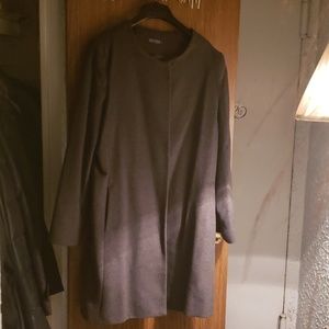 Long wool dress coat